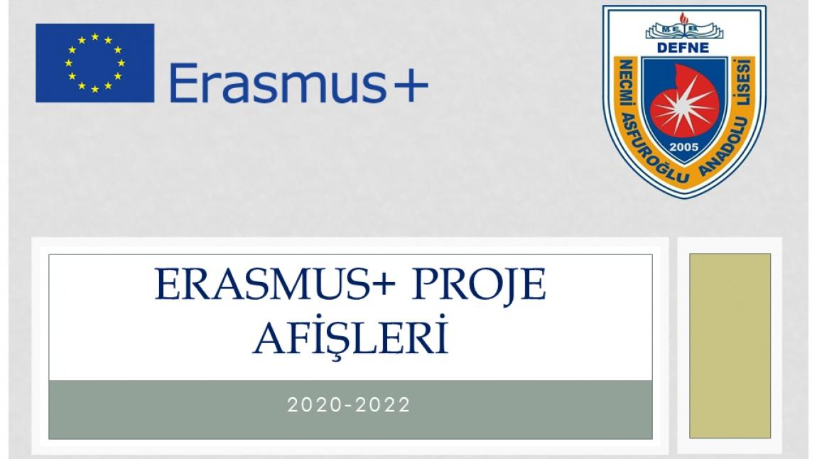 Erasmus+ 2020 Yılı Proje Afişlerimiz
